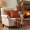 Greentek; Fall Pumpkin Heart Throw Pillow Covers Set of 2 (18x18) – Caramel Autumn Thanksgiving Harvest Soft Plush Faux Fur Jacquard Cushion Cases for Sofa, Couch & Home Decor; Category:Fall Pillows & Blankets; Image:5